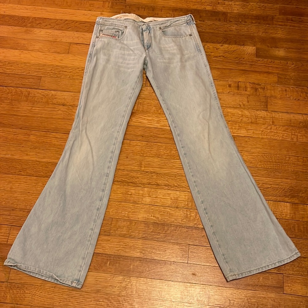 Diesel low rise flare jeans